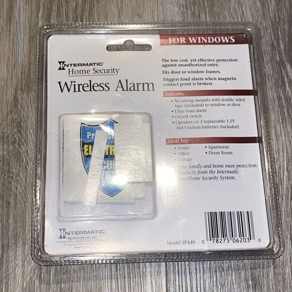 Home Security Wireless Alarm for Windows No Wiring Required Protection New - Picture 2 of 4